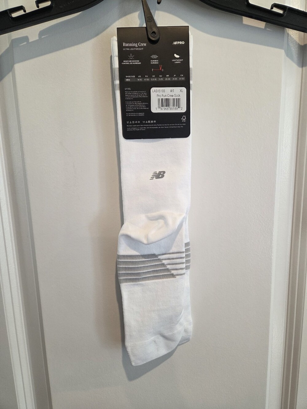 White Performance Crew Socks - Picture 7 of 7